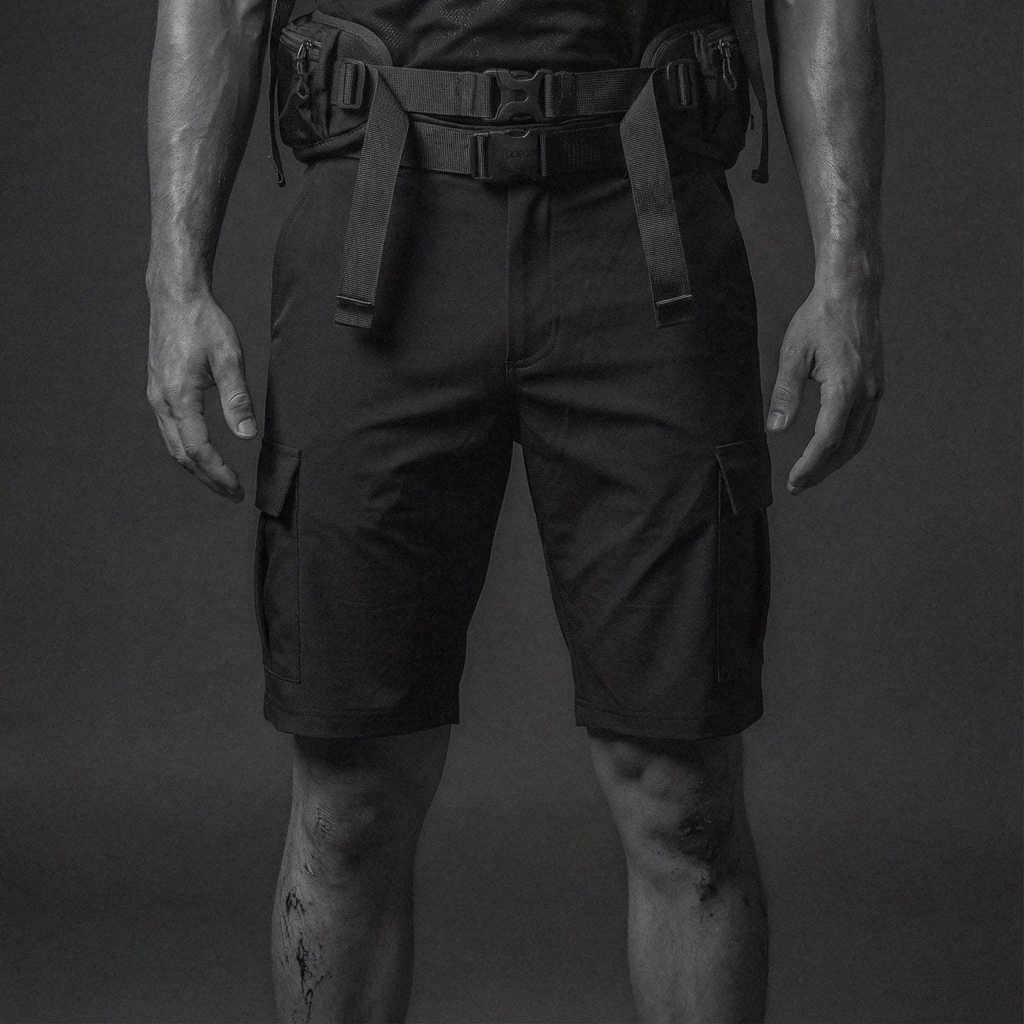 Technical Cargo Short - Black