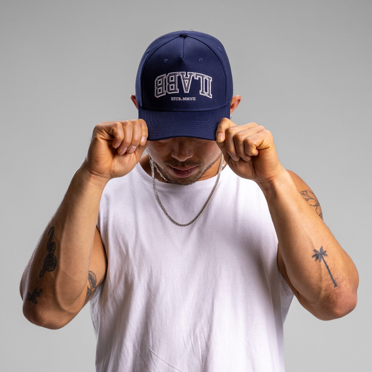 Varsity 75 A-Frame Snapback Cap NAVY