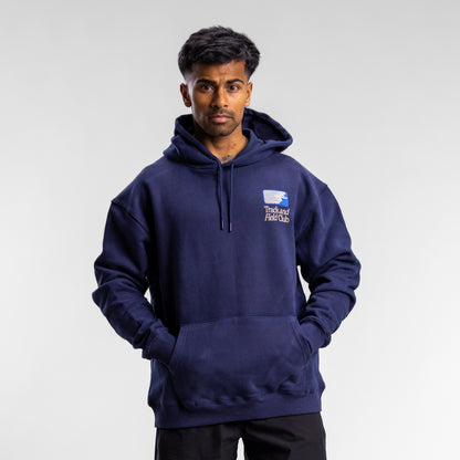 Track And Field Block Hood Unisex NAVY