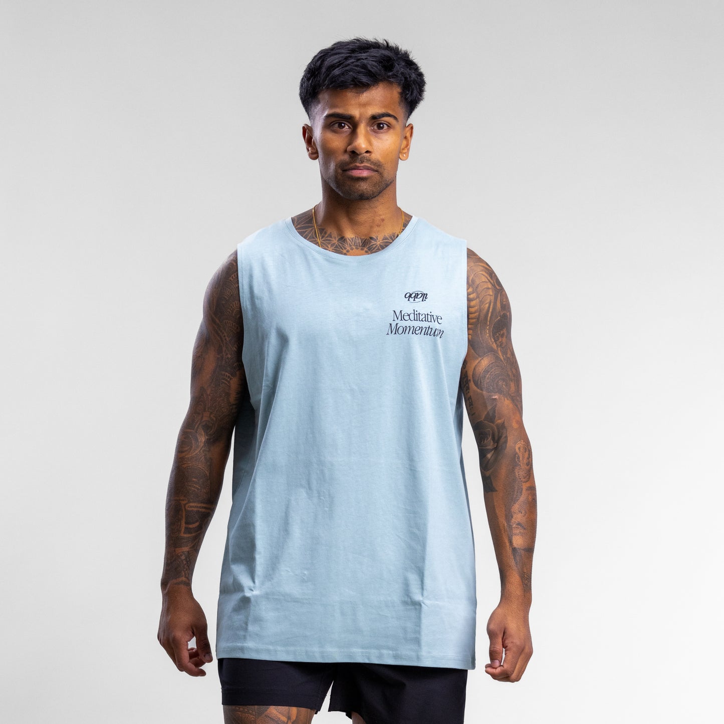 Momentum Block Tank Unisex Sky