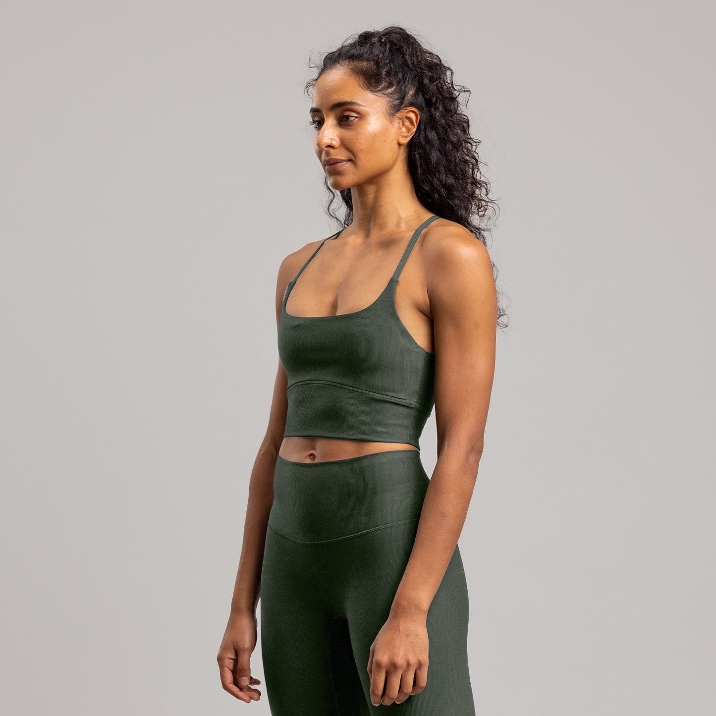 Agile Longline Bra Women's MILITARY