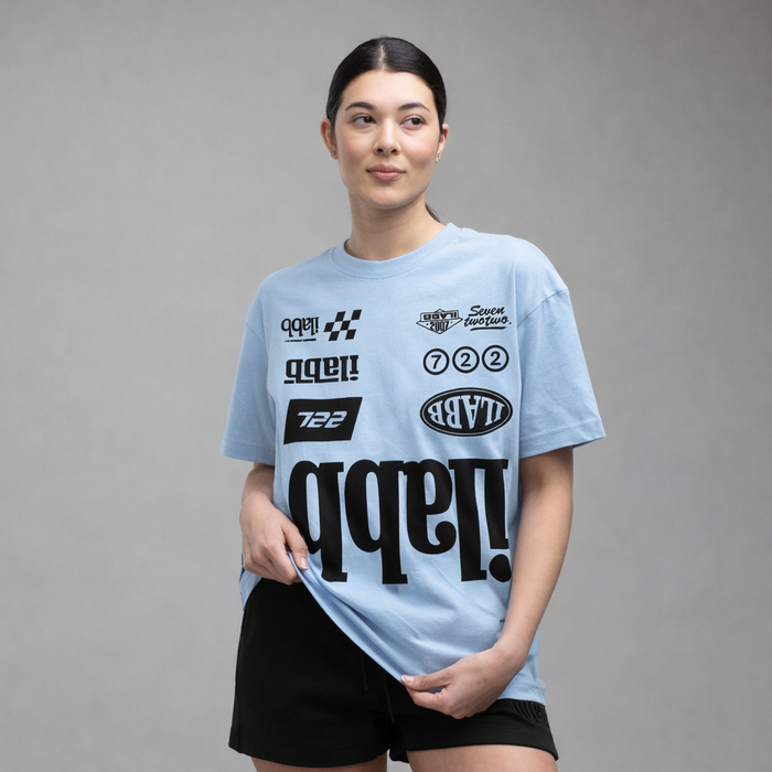 Race 2.0 Relaxed Tee - Women's - Powder Blue