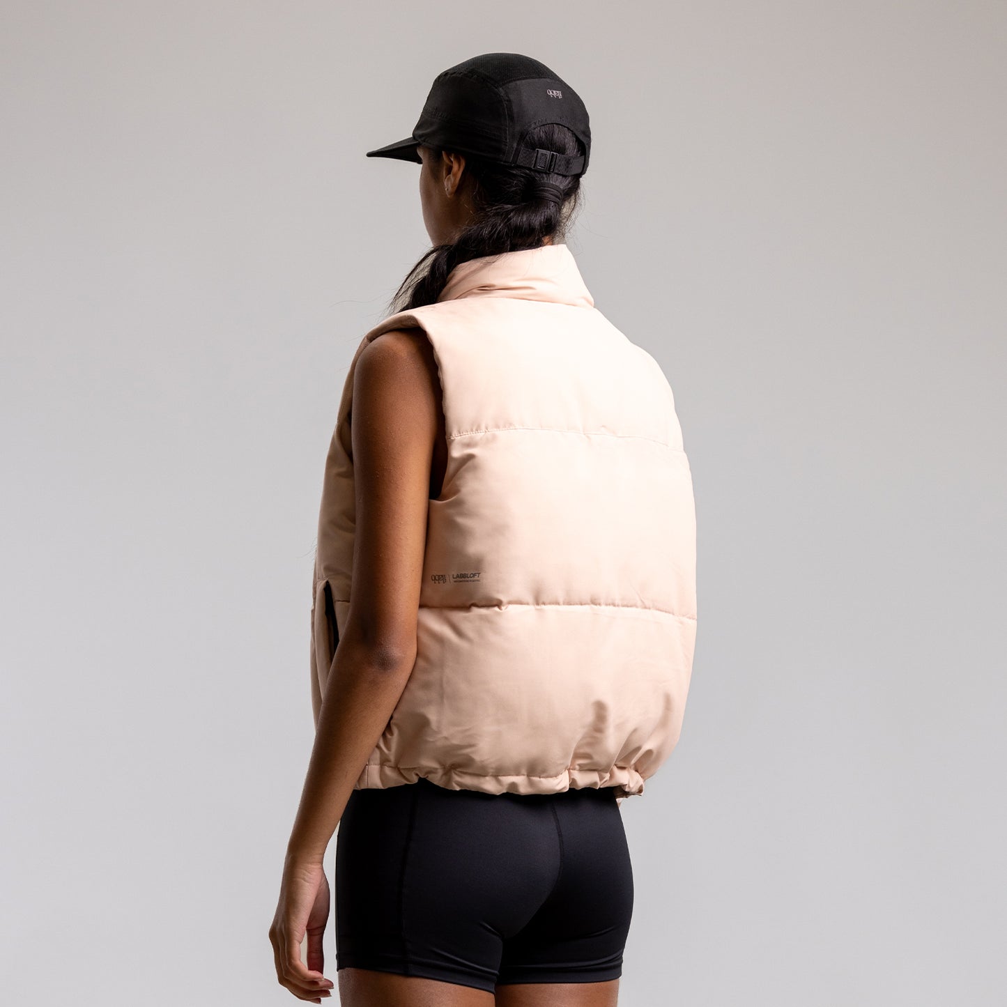 Cropped Puffer Vest Women's