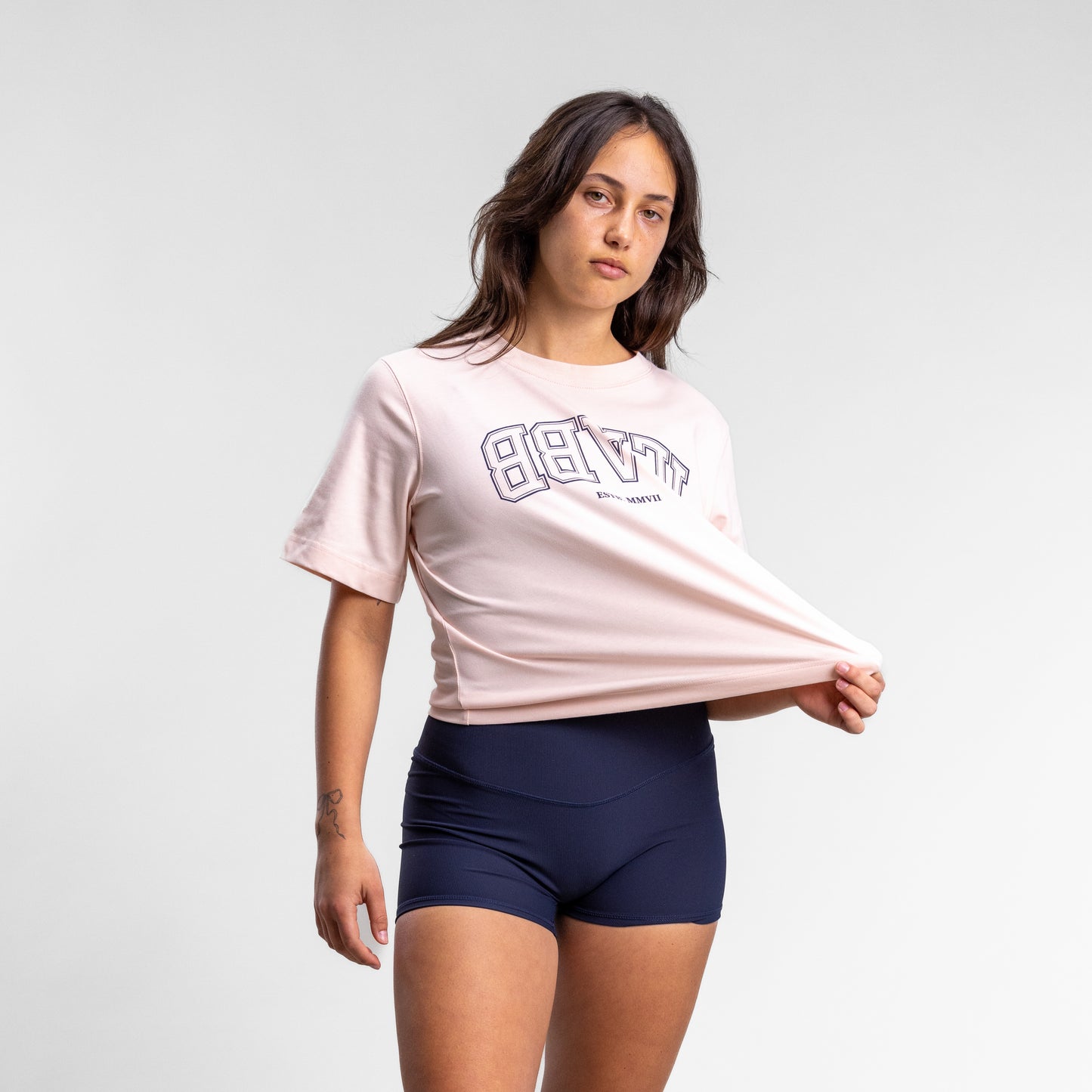 Varsity Line Relaxed Tee Women's NUDE