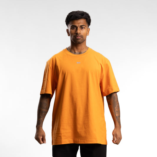 Capsize Box Block Tee Unisex TANGERINE