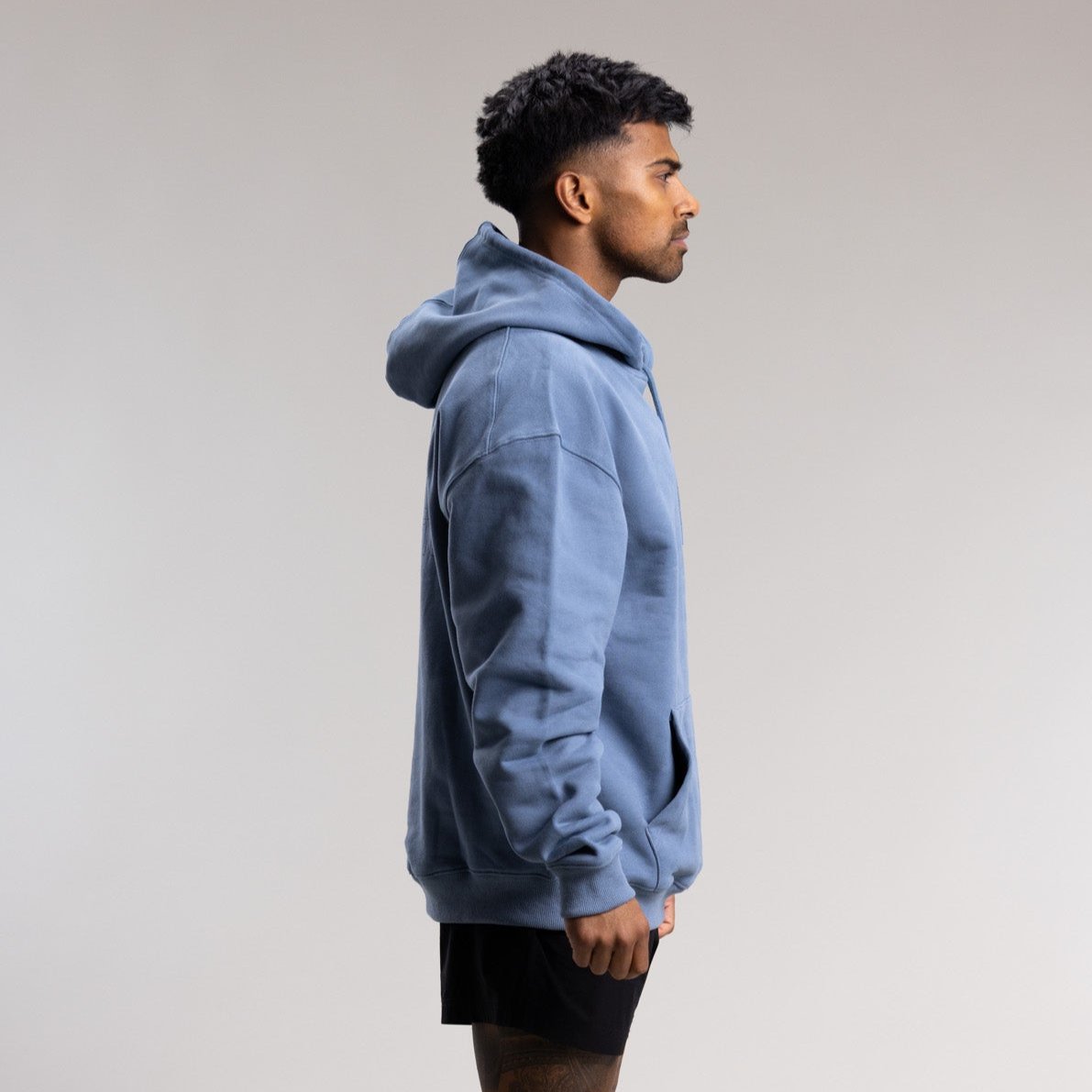 Progress Block Hood Unisex ELEMENTAL BLUE