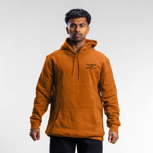 Progress Block Hood Unisex TANGERINE