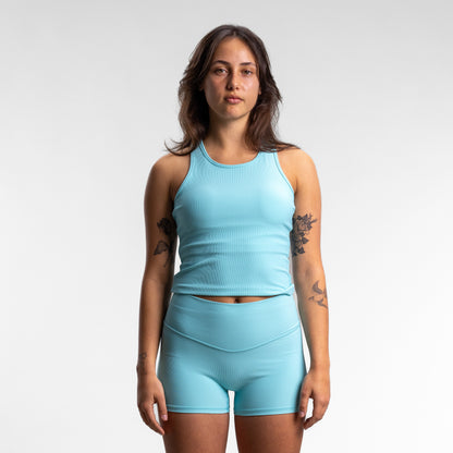 Agile Racer Back Tank Women's AQUA