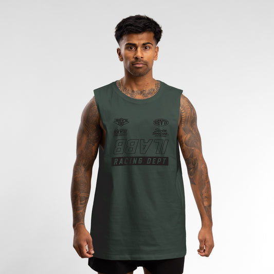 Race 3.0 Muscle Tank Men's MILITARY