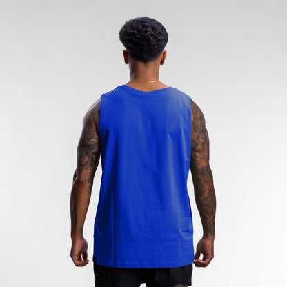 Positivity Block Tank Unisex SONIC BLUE