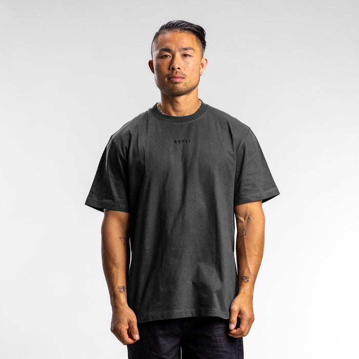 Spread Block Tee Men's WASHED BLACK