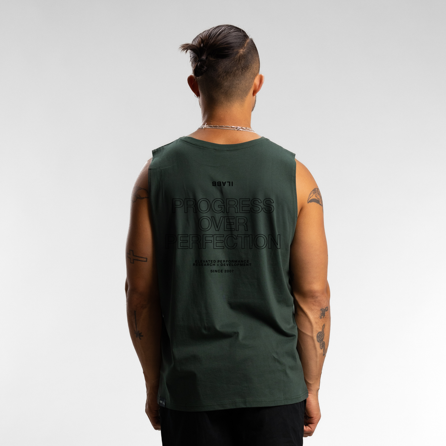 Progress Block Tank Unisex MILITARY