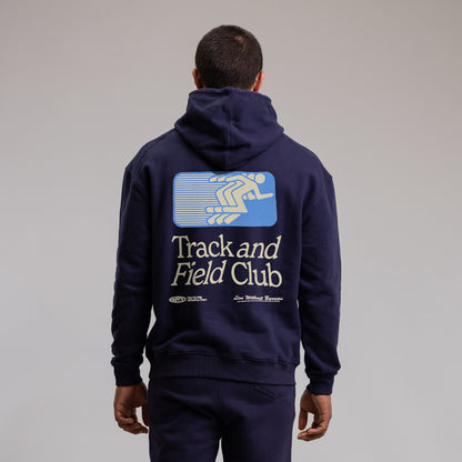 Track And Field Block Hood Unisex NAVY