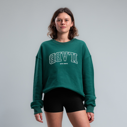 Varsity Block Crew Unisex MOSS