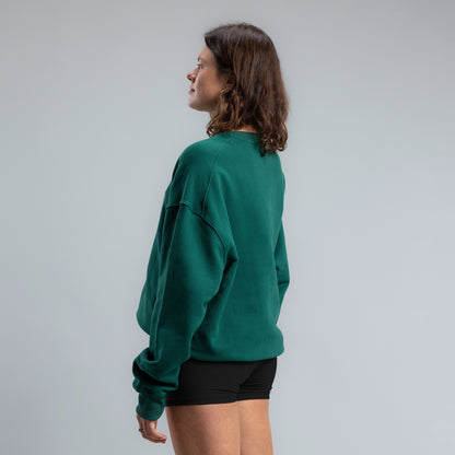 Varsity Block Crew Unisex MOSS