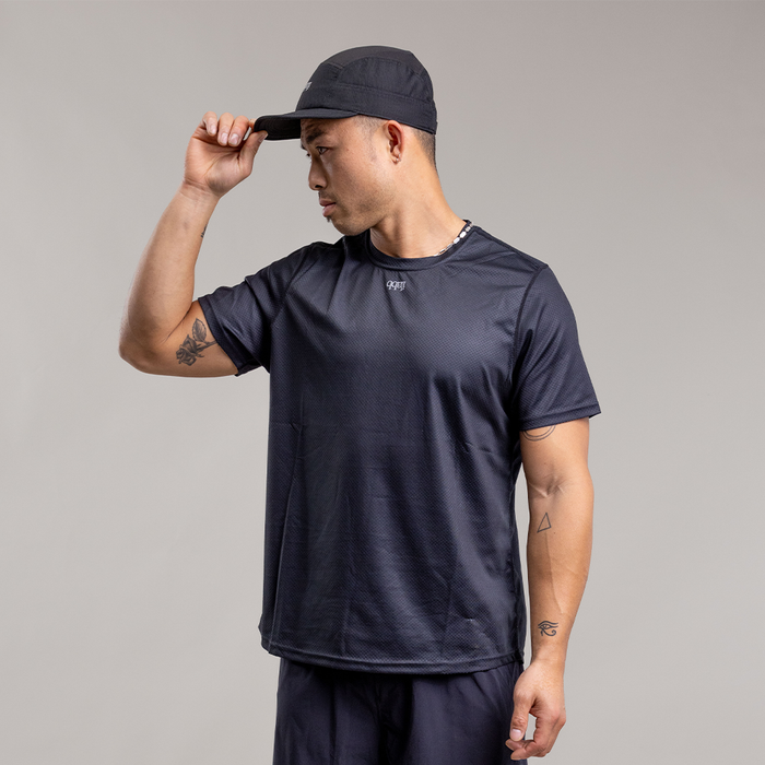 Vertical Tech Tee - Men's BLACK