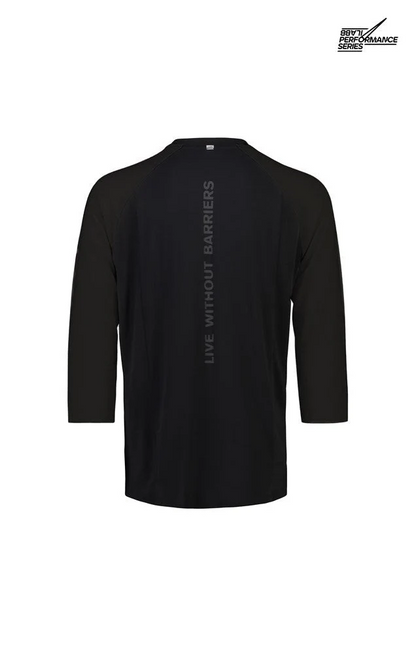 Lomond 3/4 Long Sleeve Tee- Black - Men's