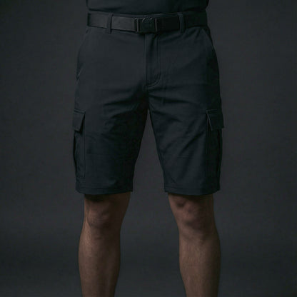 Performance terrain cargo shorts – men (black)
