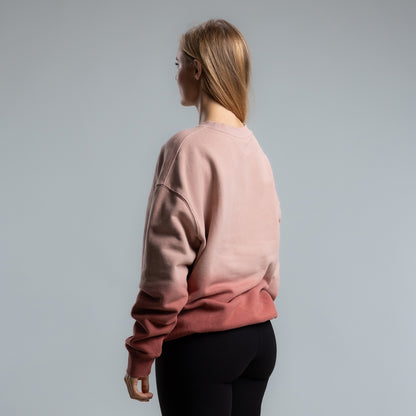 Varsity Block Crew Unisex DIPPED GUAVA