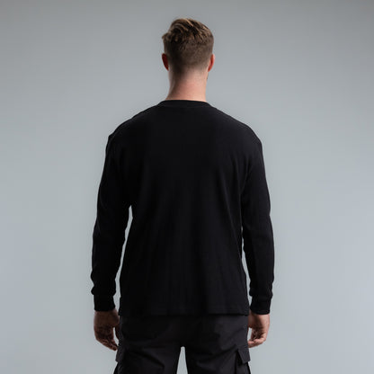 Italic Waffle Long Sleeve Tee Men's