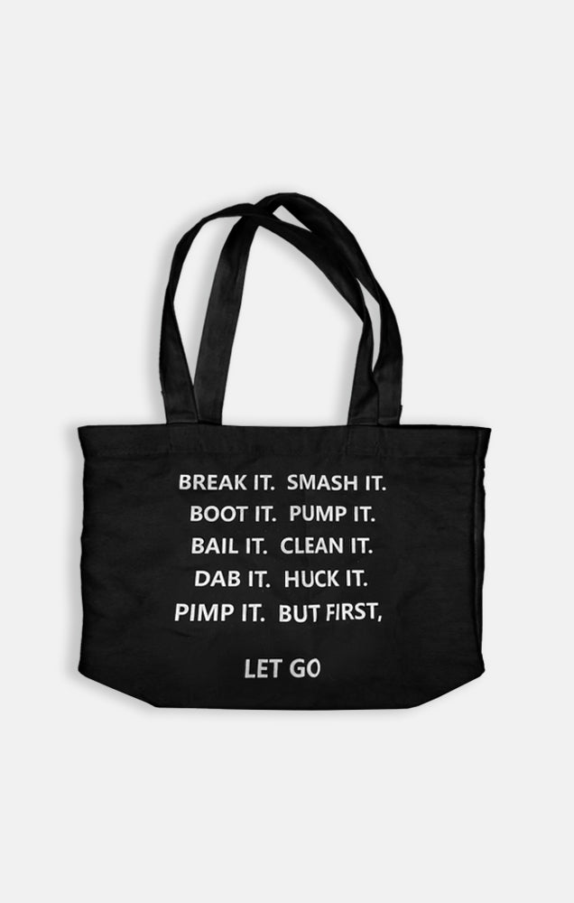 Let Go Tote Bag BLACK