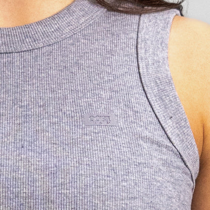 Capsize Box Fitted Tank Women's GREY MARLE