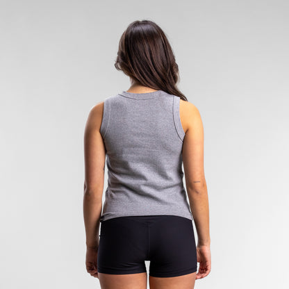 Capsize Box Fitted Tank Women's GREY MARLE