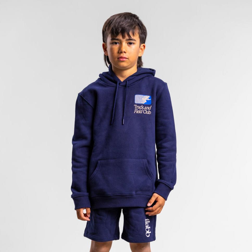 Track and Field Classic Hood Kid's NAVY