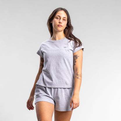 Capsize Box Tee Women's Grey Marle