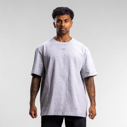 Capsize Box Block Tee Unisex GREY MARLE