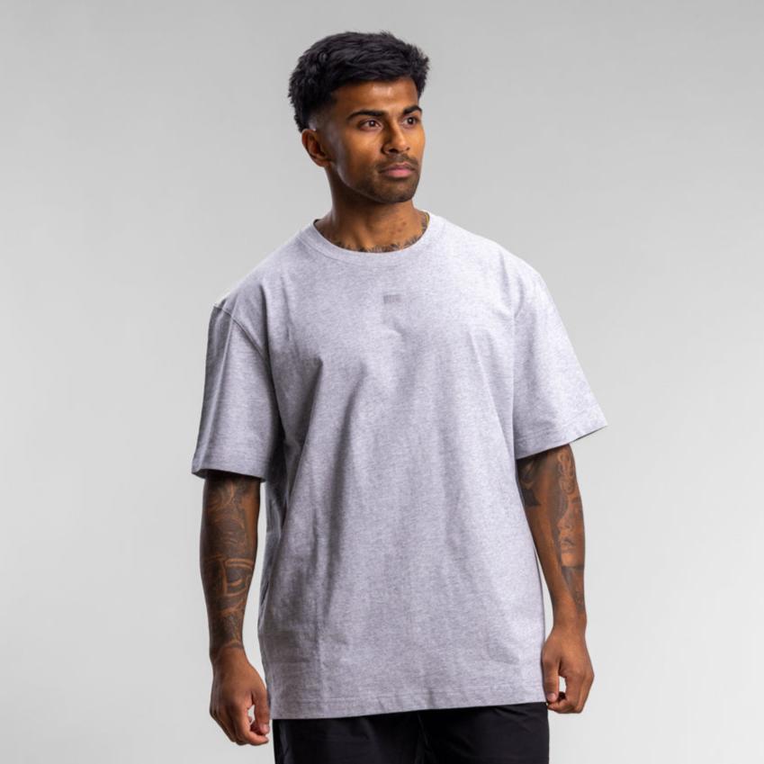 Capsize Box Block Tee Unisex GREY MARLE