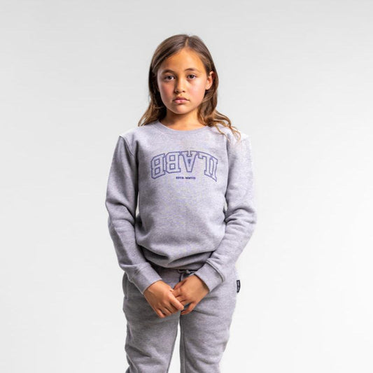 Varsity Classic Crew Kid's GREY MARLE