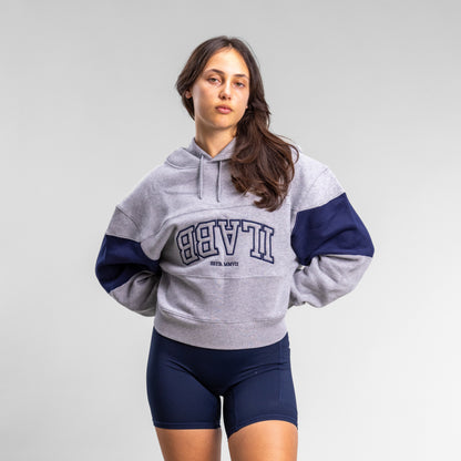 Varsity Extra Hood Women's GREY MARLE/NAVY